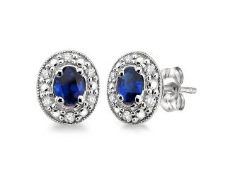 Diamond & Sapphire Earrings