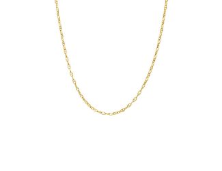 Solid Mariner Chain Necklace Size 18"