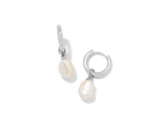 Willa Pearl Huggie Earrings