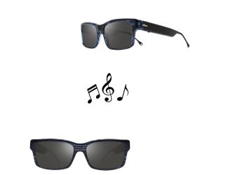 Sonic 1 Revo Black Sunglasses with Audio Capabilities