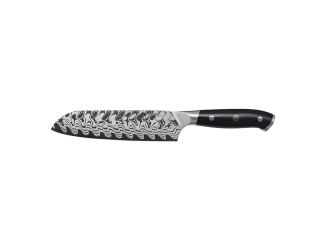 Compass Damascus 7" Santoku Knife
