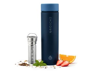 TORONTO 16 oz Stainless Steel Infuser Flask - Crimson Red