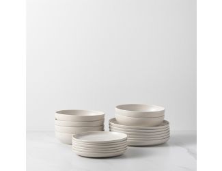 Pacifica 18-piece place setting w/ pasta bowl