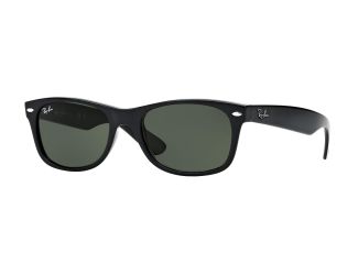 New Wayfarer Sunglasses - Black/Green