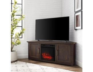 Camden 58" Corner Tv Stand W/Fireplace