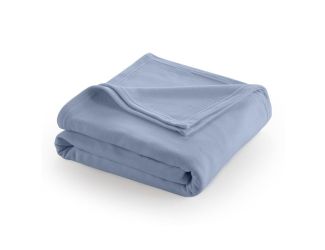 Super Soft Fleece Full Queen Slate Blue Blanket