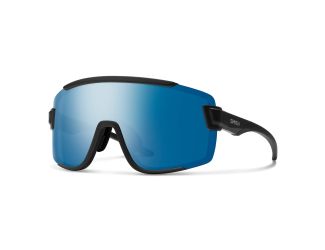 Smith Wildcat Sunglasses - (Frame) Matte Black; (Lens) Blue Mirror