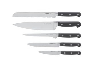 Contempo Knife Set 5pc (8" Bread, 8" Chef, 6" Boning, 5" Utility, 3.5" Paring)