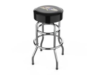 Baltimore Ravens Chrome Bar Stool