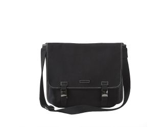 Sloan Messenger Microfiber - Black