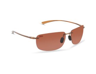 Hobie Unisex Rips Sunglasses - Shiny Crystal Brown/Copper Polarized Lens