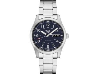 Mens Seiko 5 Sports SS Blue Dial