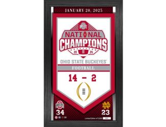 Ohio State 2025 CFP Championship Banner Frame