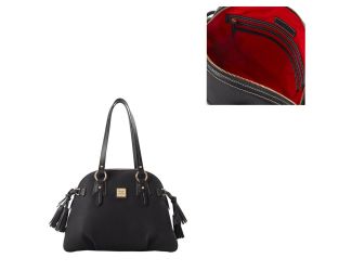 Pebble Grain Domed Satchel