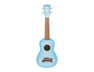 Makala Dolphin Soprano Ukulele w/ Gig Bag Light Blue Burst