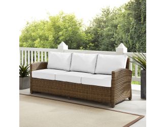 Bradenton Outdoor Wicker Sofa - Sunbrella