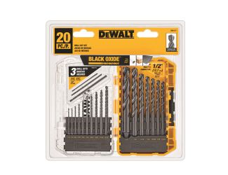 20pc Black & Gold Drill Bit Set