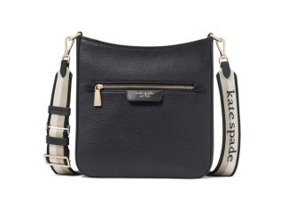 Hudson Large Messenger Crossbody - Black