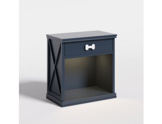 End Table for Pet Bed w/1 Drawer - Blue