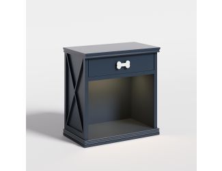 End Table for Pet Bed w/1 Drawer - Blue
