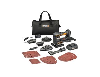 20V Power Share Sandeck 5-in-1 Multi-Sander w/ 2 Batteries