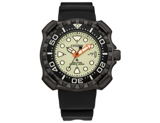 Citizen Men's Promaster Dive Polyurethane Strap watch, Yellow dial