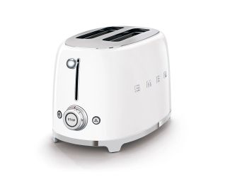 50's Retro-Style 2 Slice Toaster White