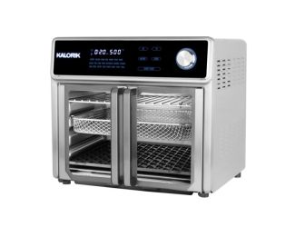 Kalorik - MAXX 26 Qt. Digital Touch Air Grill - Stainless Steel