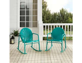 Griffith 2Pc Outdoor Rocking Chair Set
