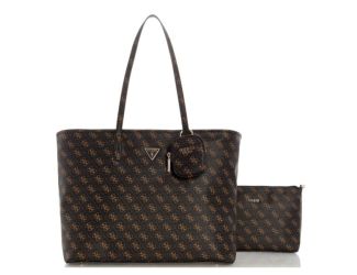 Power Play Large Tech Tote - Brown Logo