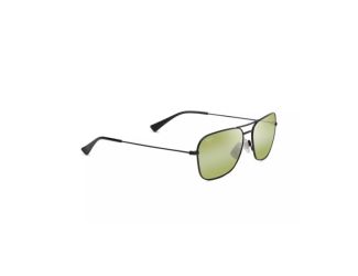 Na'auao Polarized Sunglasses Matte Black Frame Maui HT Lens