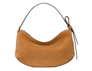 Loop Suede Shoulder Bag - Garden Soil