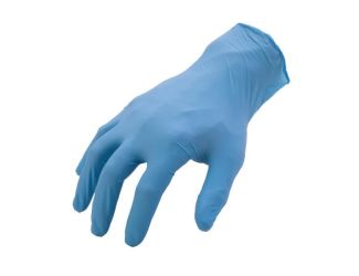 Latex Free Blue Disposable 5mil Nitrile Gloves, LG (100 Count)
