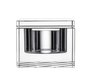 Stripe Covered Box With Lid