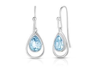 Blue Topaz Earrings