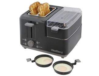 2 Slice Breafkast Station Black