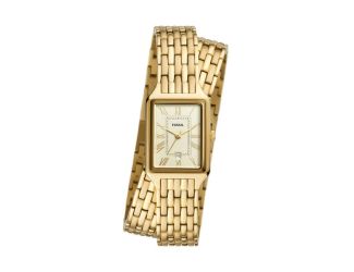 Raquel Three-Hand Date Gold-Tone Stainless Steel Watch