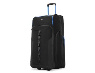 HI-LIFE Large Wheeled Duffel (BLACK/BLUE)