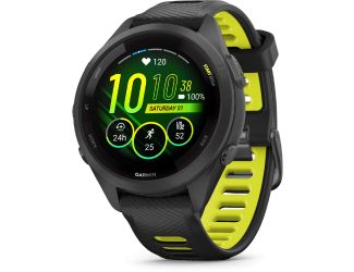 Forerunner 265S, Black Bezel and 42mm Case with Black Silicone Band