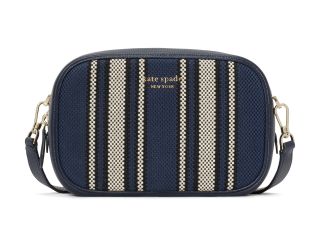 Astrid Canvas Stripe Medium Crossbody - Blazer Blue Multi