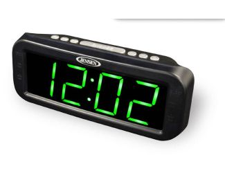 Digital AM/FM Dual Alarm Clock Radio with Large Display