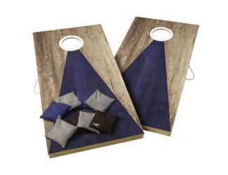 Triumph Sports - LED 2X4 All-Wood Bag Toss - Blue/Grey