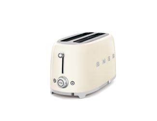 50's Retro Style 2 Slot 4 Slice Toaster Cream