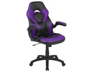 Purple/Black X10 Series Ergonomic Racing Style Gaming Chair