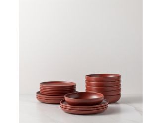 Pacifica 18-piece place setting w/ pasta bowl