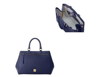 Saffiano Zip Satchel