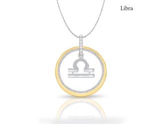 Diamond Zodiac Necklace 0.05ct