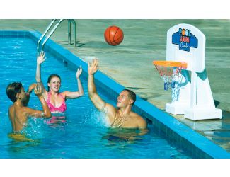 Pool Jam Combo Inground Volleyball/Basketball Game