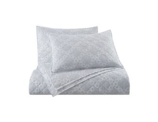 Palais Quilt Set - Full/Queen Grey Fog