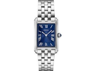 Essentials SS Quartz Blue Dial